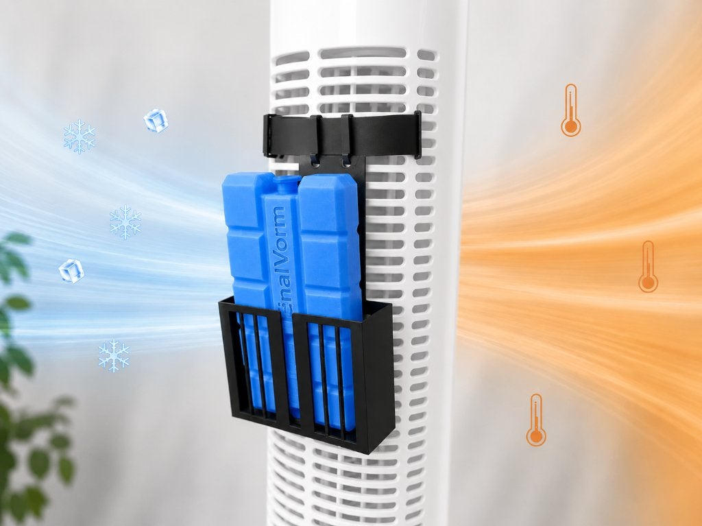 Houder voor Koelelement op Ventilator, Witgoed en Apparatuur, Ventilatoren, Tim@finalvorm.com, Verzenden, Nieuw, FinalVorm