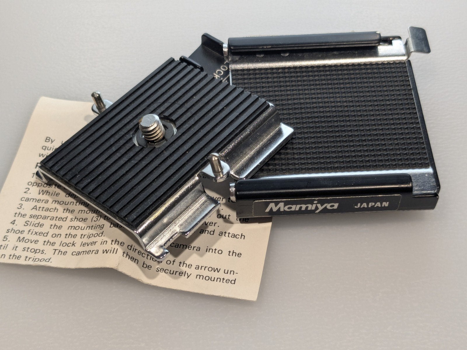 Mamiya Quick-Shoe Model 2 - Snelkoppelingsplaat, Ophalen of Verzenden, Zo goed als nieuw