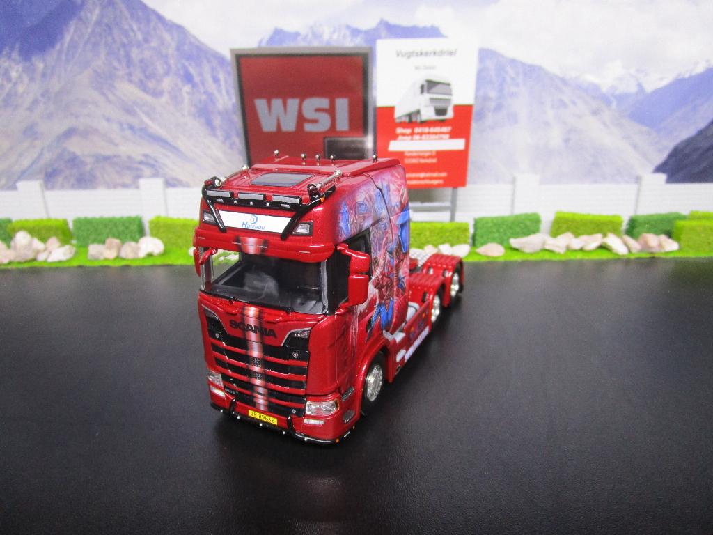 Wsi 01-4521 Haizhou , Scania S Highline CS20H 6x4, Hobby en Vrije tijd, Modelauto's | 1:50, Ophalen, Nieuw, Bus of Vrachtwagen