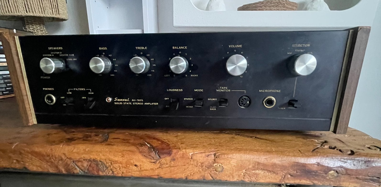 Sansui AU-505 versterker vintage audio, Gebruikt, Ophalen, Overige merken, Minder dan 60 watt