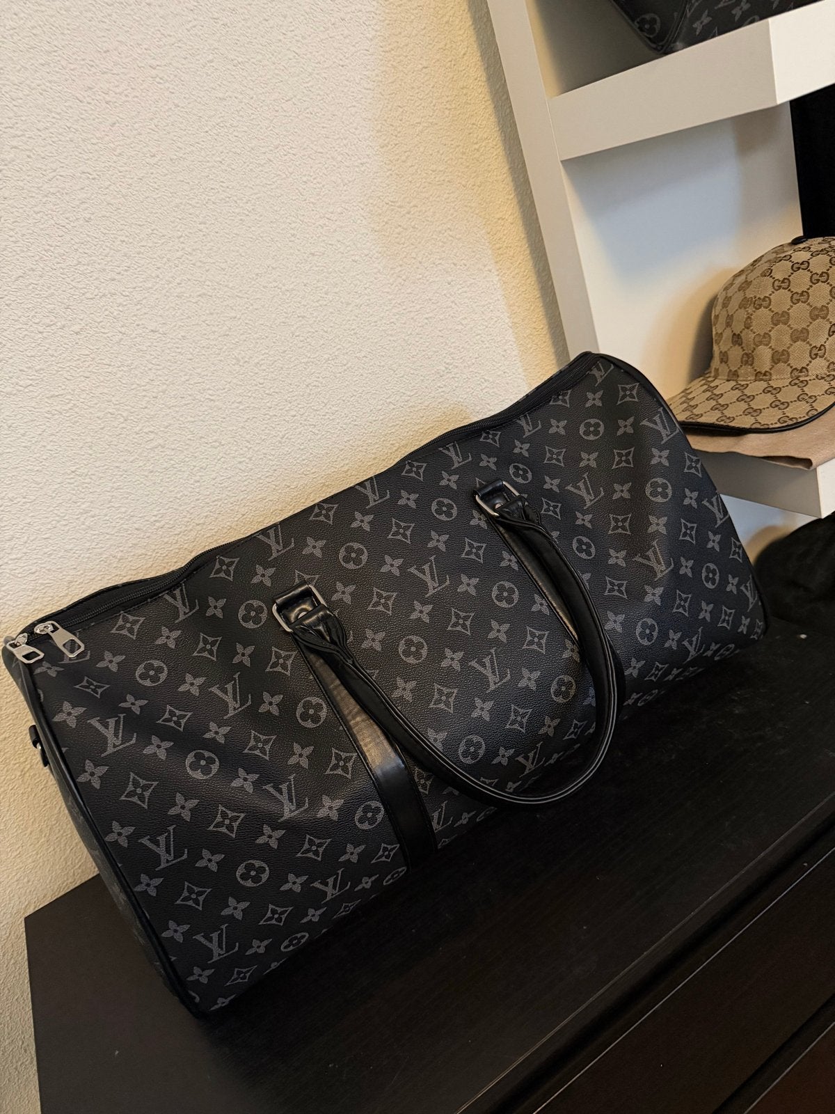 Louis vuitton reistas, Sieraden, Tassen en Uiterlijk, Tassen | Reistassen en Weekendtassen, 40 tot 60 cm, 20 tot 30 cm, Zwart