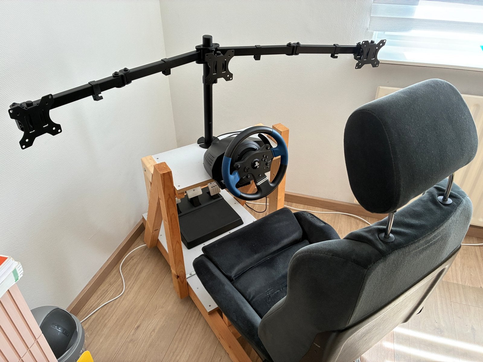 Thrustmaster T150 racestuur met T3PA-GT pedalen, Ophalen, Overige merken, Gebruikt