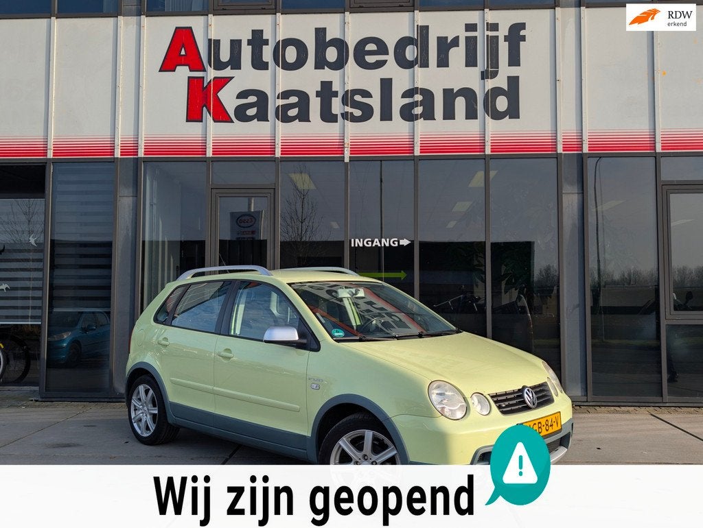 Volkswagen POLO 1.4-16V Cross FUN - Airco - LPG g3 - NIEUWE, Auto's, Volkswagen, Bedrijf, Te koop, Polo, ABS, Airbags, Airconditioning
