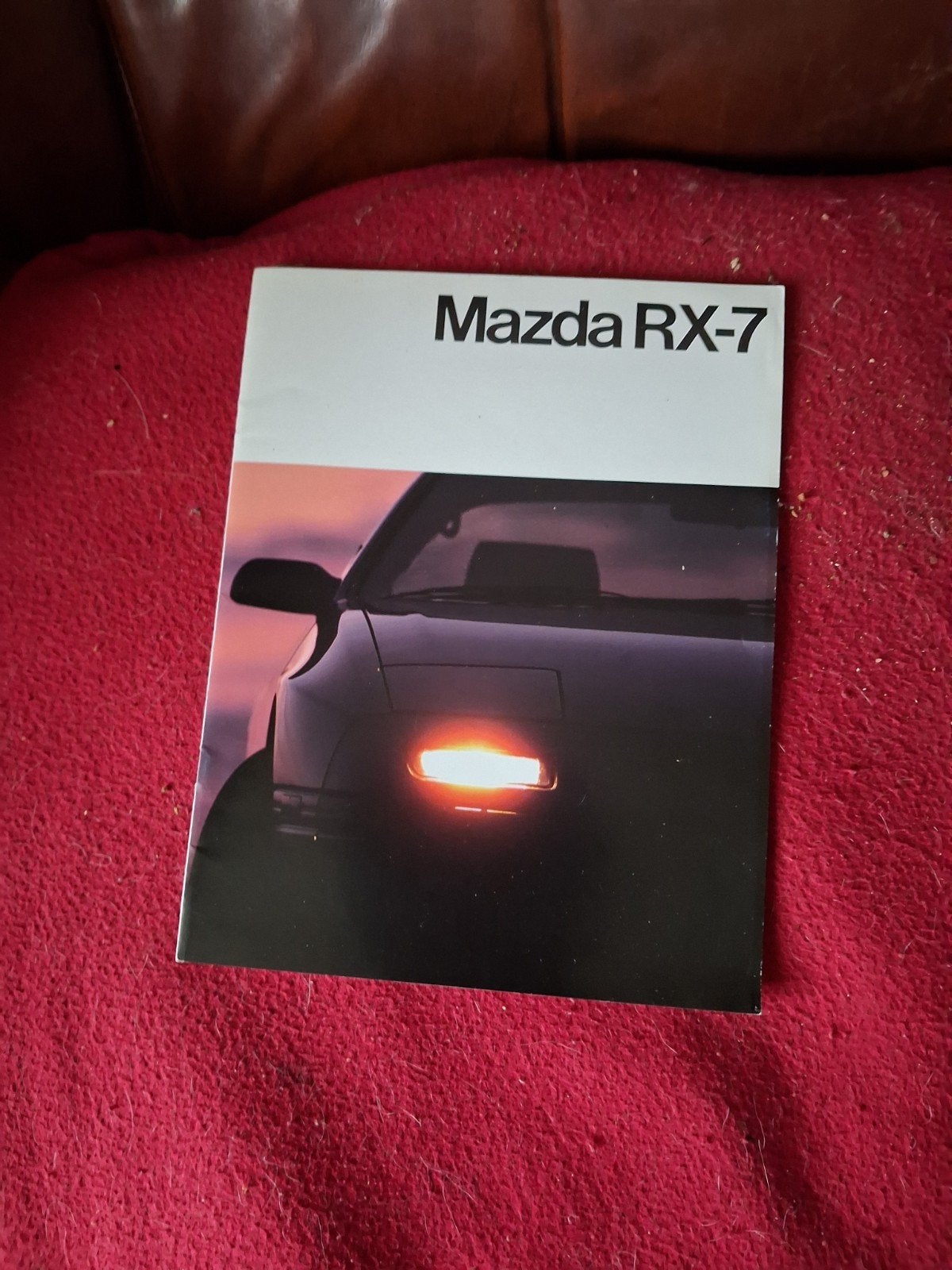 Te koop auto folder van mazda RX-7., Boeken, Ophalen of Verzenden, Zo goed als nieuw, Mazda