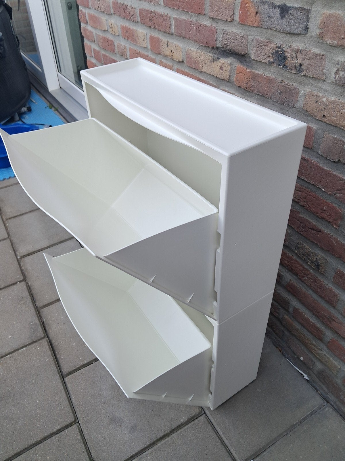 Ikea trones schoenkastjes, wit, gebruikt, Huis en Inrichting, Ophalen, Gebruikt