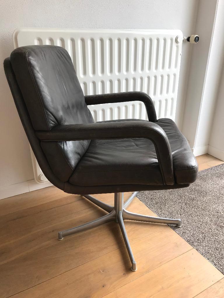 Bernd Munzebrock Walter Knoll design stoel fauteuil Vintage, Huis en Inrichting, Fauteuils, Ophalen of Verzenden, Nvt, Nvt, Leer