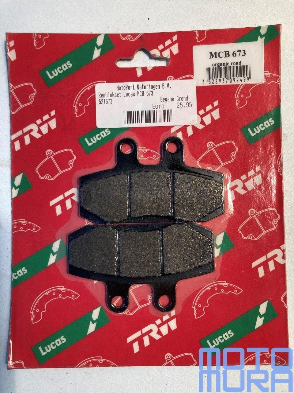 TRW MCB673 remblokken set Aprilia Scarabeo Sport City 125 15, -, -, Nieuw, Ophalen of Verzenden