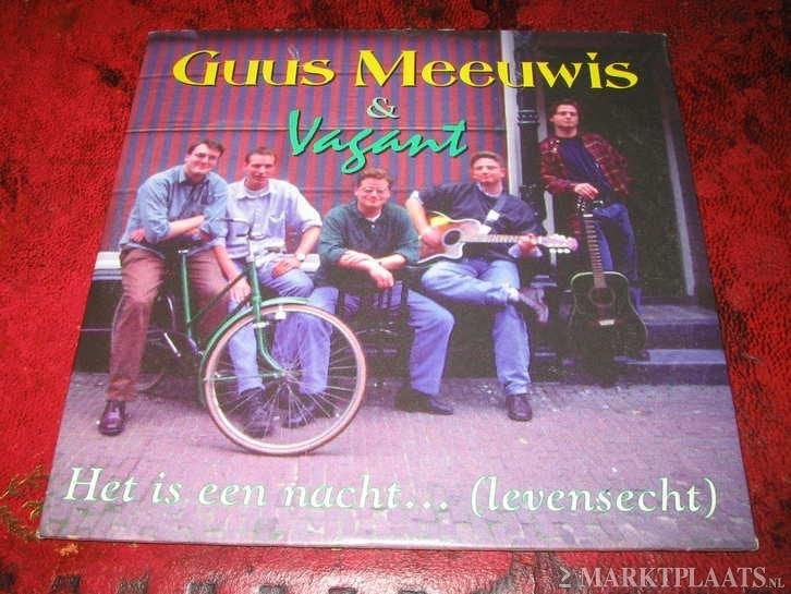 CD Single Guus Meeuwis - Het is een nacht ... levensecht) -, Ophalen of Verzenden, Zo goed als nieuw, Pop