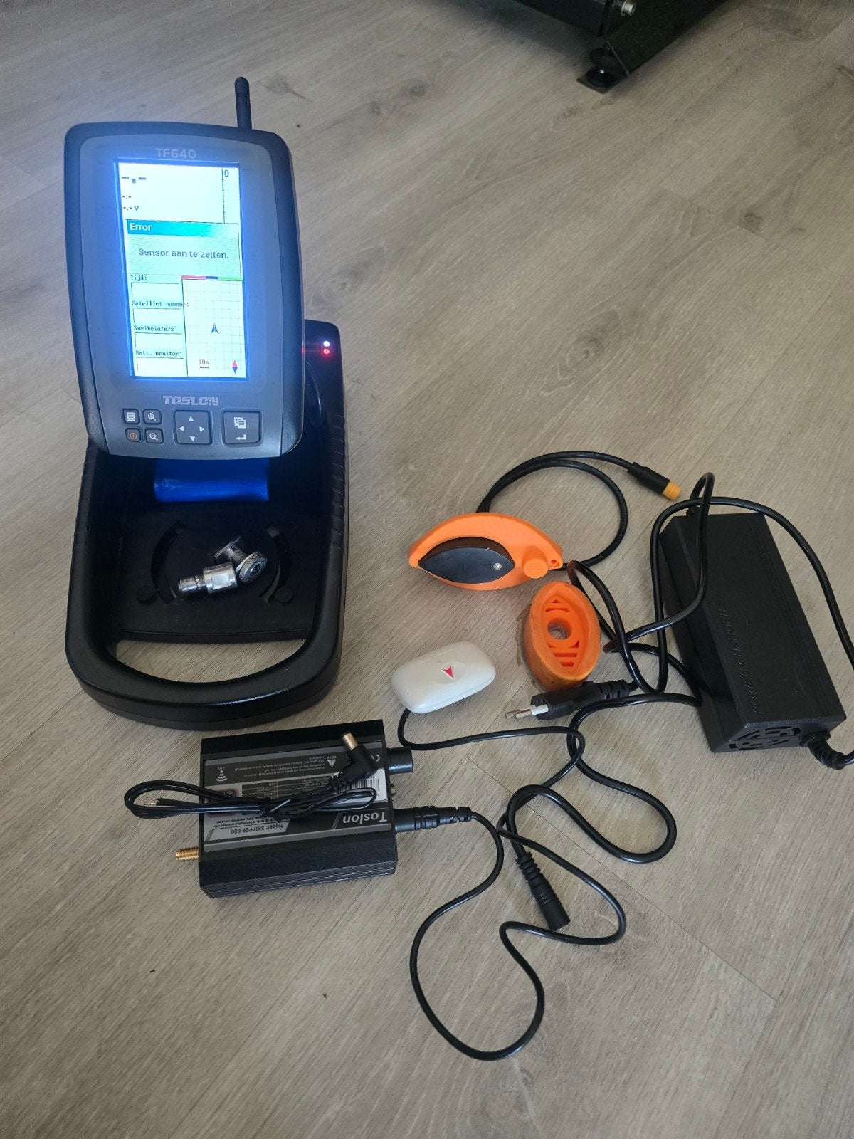 Toslon TF640 Fishfinder GPS dieptemeter, Ophalen, Gebruikt, Overige typen