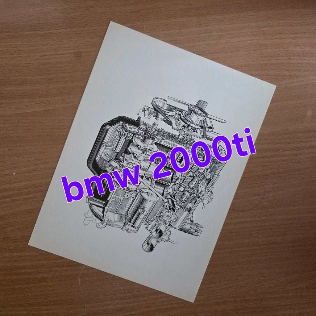 BMW 2000 TI - Technische documentatie, Verzenden