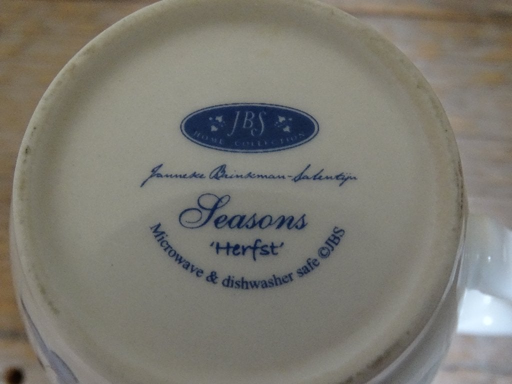 Servies, Janneke Brinkman, SEASONS, zo goed als nieuw, Overige merken, Zo goed als nieuw, Overige stijlen, Porselein
