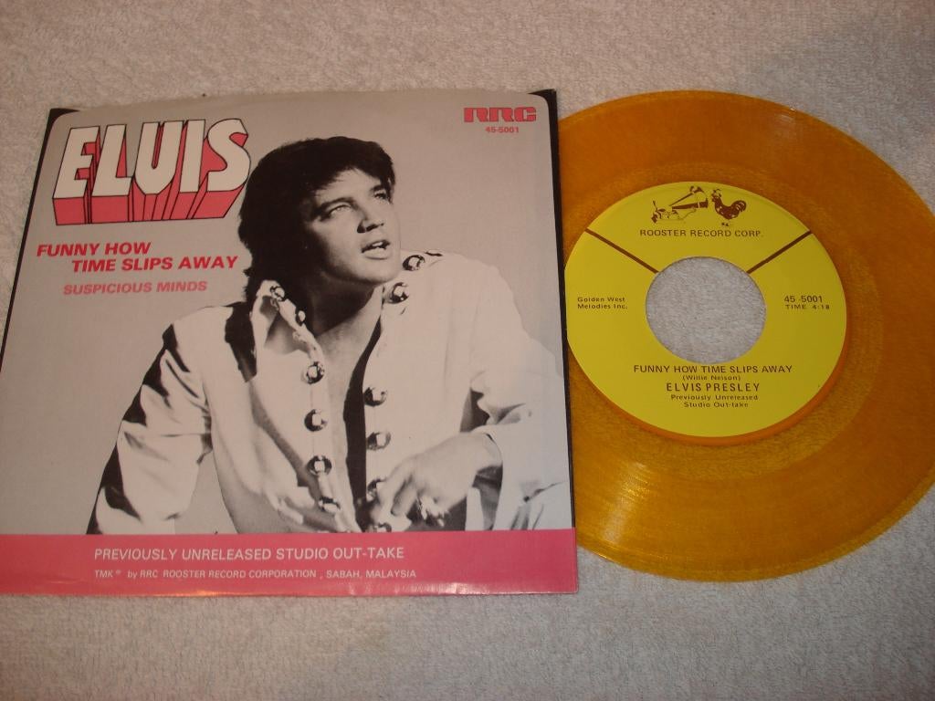 Elvis Presley    Funny How Time Slips Away    Azie  Orgineel, Ophalen of Verzenden, Zo goed als nieuw, Pop