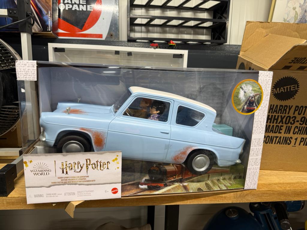 Harry potter flying car adventure groot model!, Ophalen of Verzenden, Zo goed als nieuw, Mattel, Harrypotter