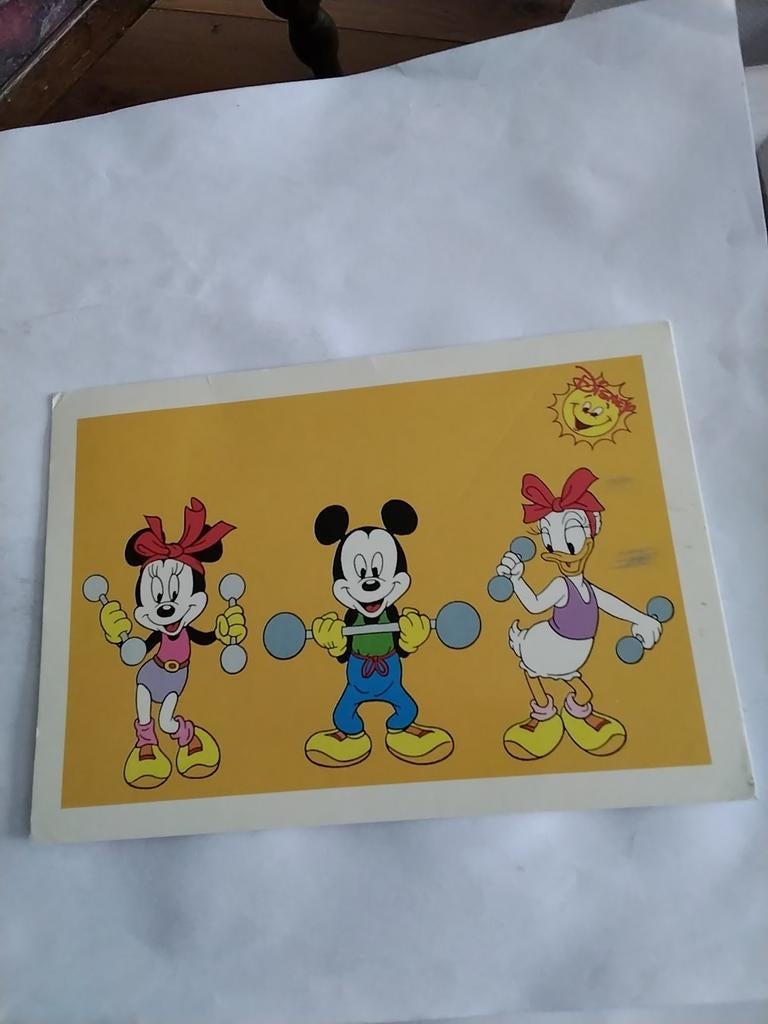 DISNEY / MICKEY  EN MINNIE MOUSE MET KATRIEN DUCK, Ophalen of Verzenden, Overige thema's