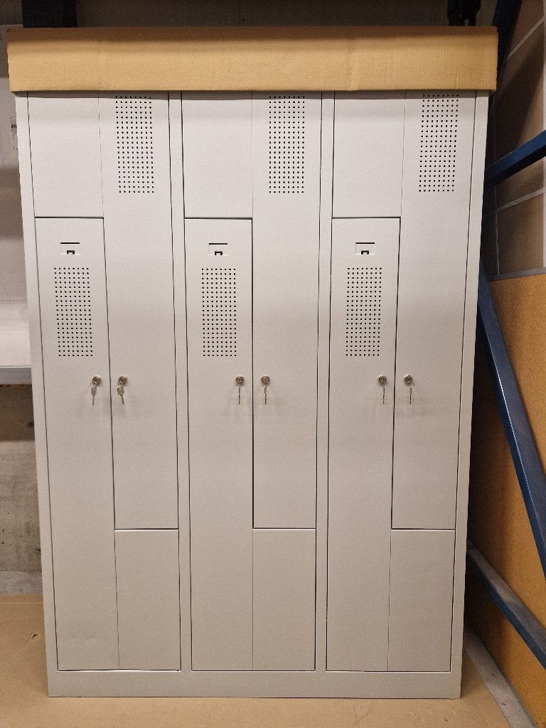 Ruimtebesparende lockerkast 6 personen (nieuw), Ophalen, Nieuw, Industrieel