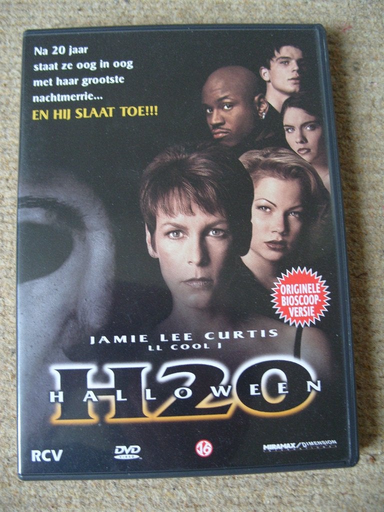 DVD Halloween H2O - met Jamie Lee Curtis en LL Cool J, Cd's en Dvd's, Dvd's | Horror, Ophalen, Engels, Vanaf 16 jaar, Zo goed als nieuw