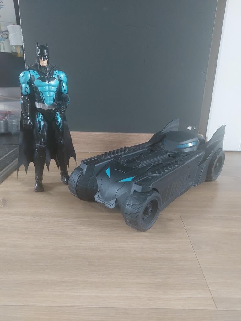 Batman actiefiguur met Batmobile, Kinderen en Baby's, Speelgoed | Actiefiguren, Ophalen of Verzenden, Zo goed als nieuw