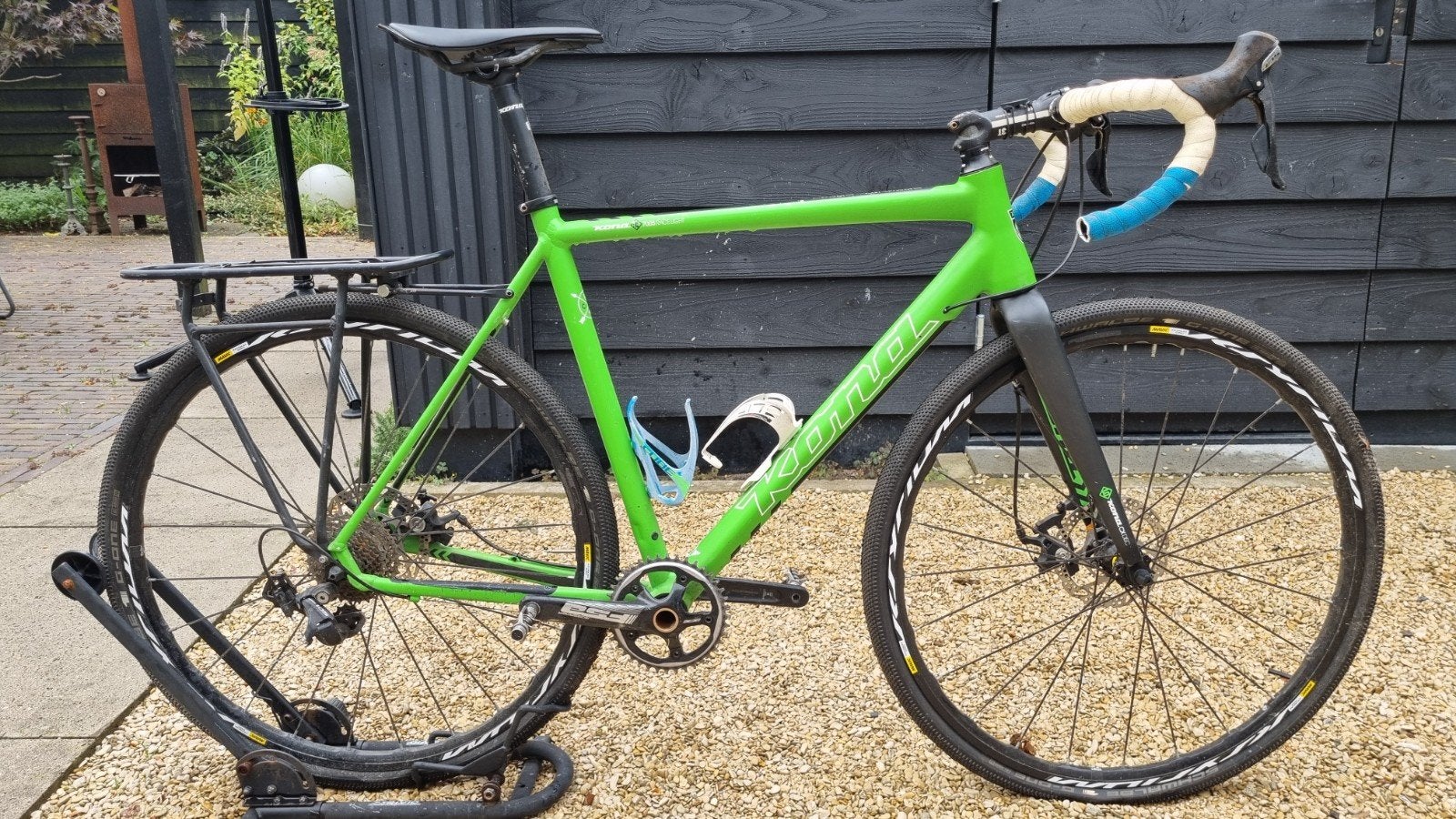 Kona Gravelbike - Jake the snake, mt 57, shimano 105, 28 inch, Gebruikt, 10 tot 15 versnellingen, Schijfrem
