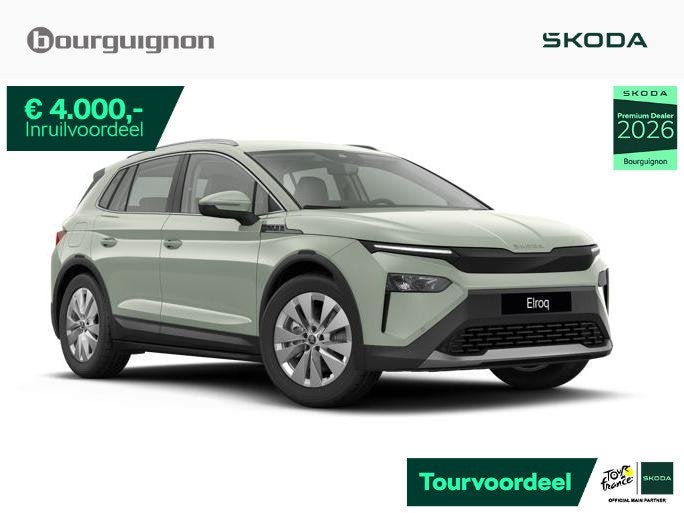 Skoda Elroq Tour Edition 60 | 190 PK | Trekhaak | Stoelverwa, Auto's, Skoda, Bedrijf, Te koop, Elroq, ABS, Achteruitrijcamera
