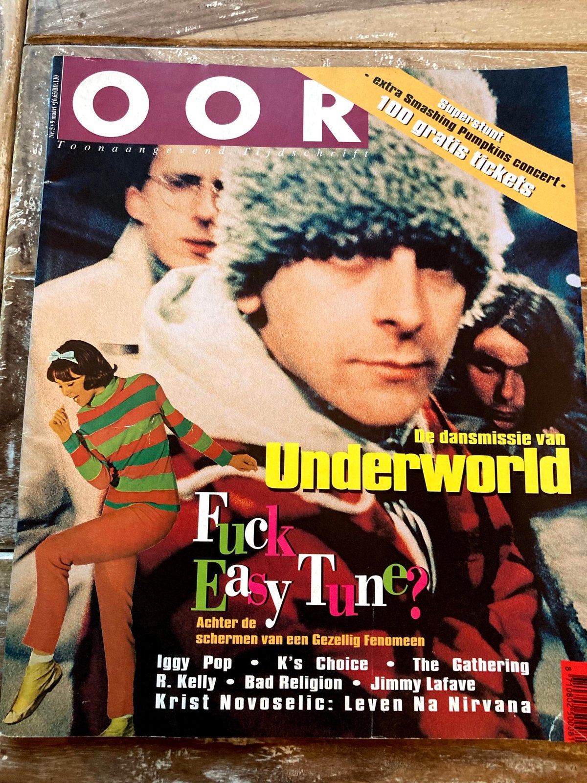 OOR Magazine 1996 UNDERWORLD Iggy Pop GATHERING K’s Choice, Ophalen of Verzenden, Zo goed als nieuw, Muziek, Film of Tv