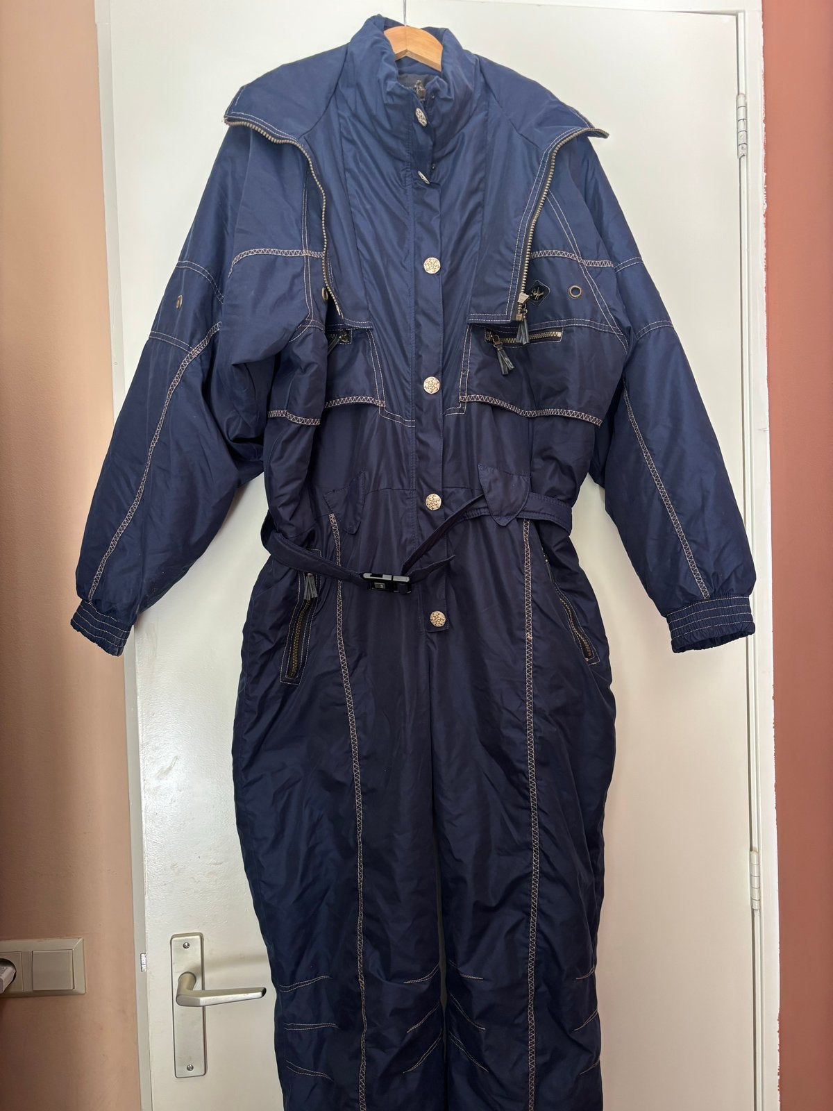 Nieuw Blauw Ski Pak - Maat 42, Kleding | Dames, Ophalen of Verzenden, Zo goed als nieuw, Maat 42/44 (L), Pak