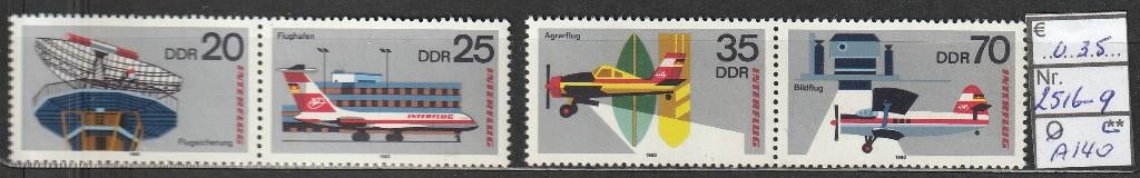 DDR Interflug Michel 2516-9 Nr.A140p, Verzenden, DDR, Postfris