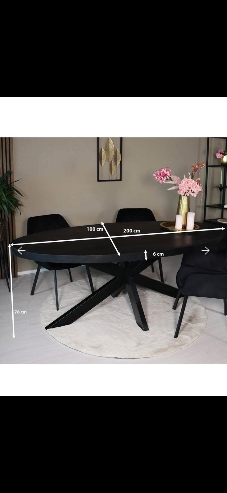 Mangohouten eettafel nieuw!, 200 cm of meer, Zo goed als nieuw, Rechthoekig, 50 tot 100 cm