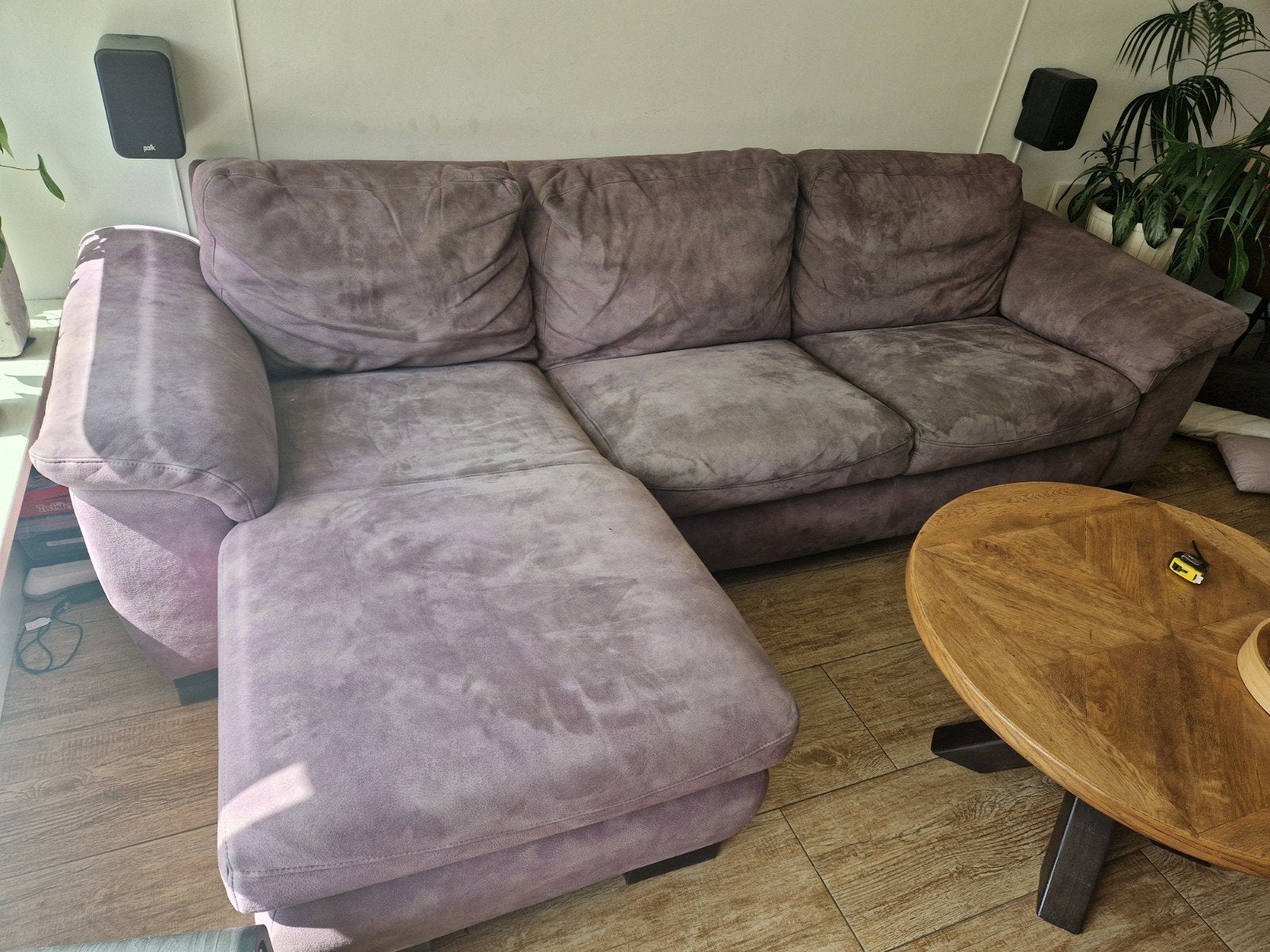 Comfortabele hoekbank ( MOET VANDAAG WEG), Huis en Inrichting, Banken | Bankstellen, Ophalen, 250 tot 300 cm, Gebruikt, 100 tot 125 cm