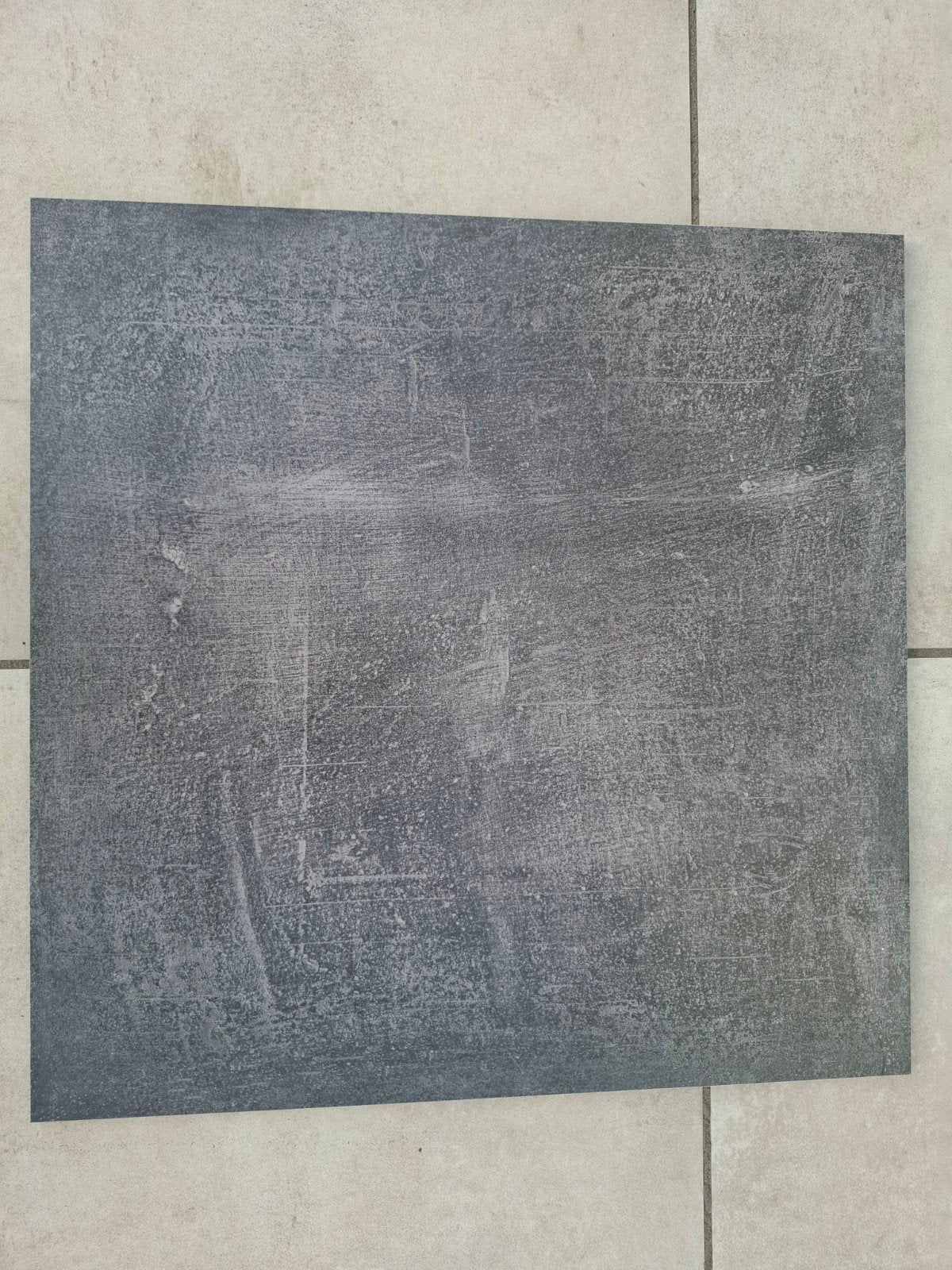 Nieuwe keramische vloertegels - 60x60 cm, grijs, Doe-het-zelf en Verbouw, Tegels, 60 cm of meer, Nieuw, Ophalen of Verzenden, 10 m² of meer