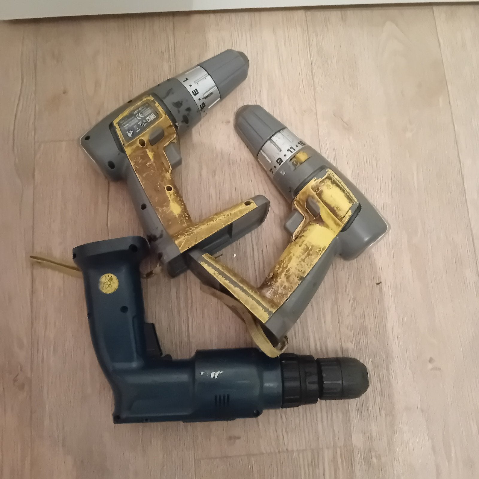 Partij boormachines - 3 stuks, Ophalen of Verzenden, Gebruikt, Minder dan 400 watt, Overige typen