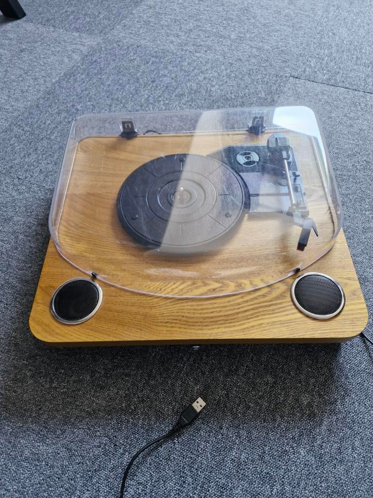 USB Platenspeler met ingebouwde versterker en boxen, Audio, Tv en Foto, Platenspelers, Ophalen of Verzenden
