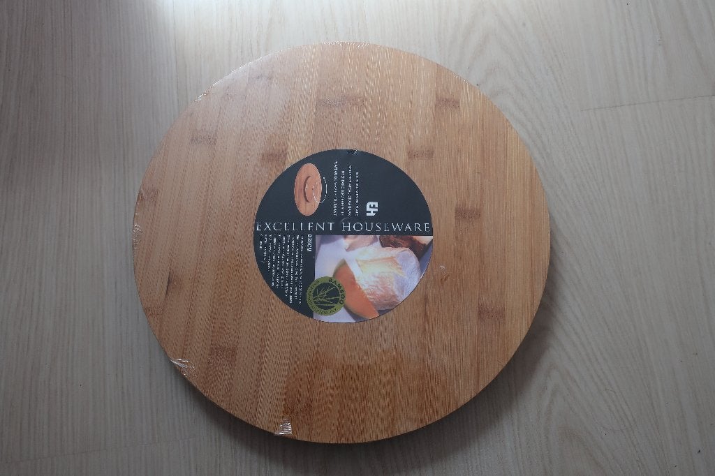 Bamboe serveerplateau 35cm, Huis en Inrichting, Ophalen, Overige materialen, Overige typen, Nieuw