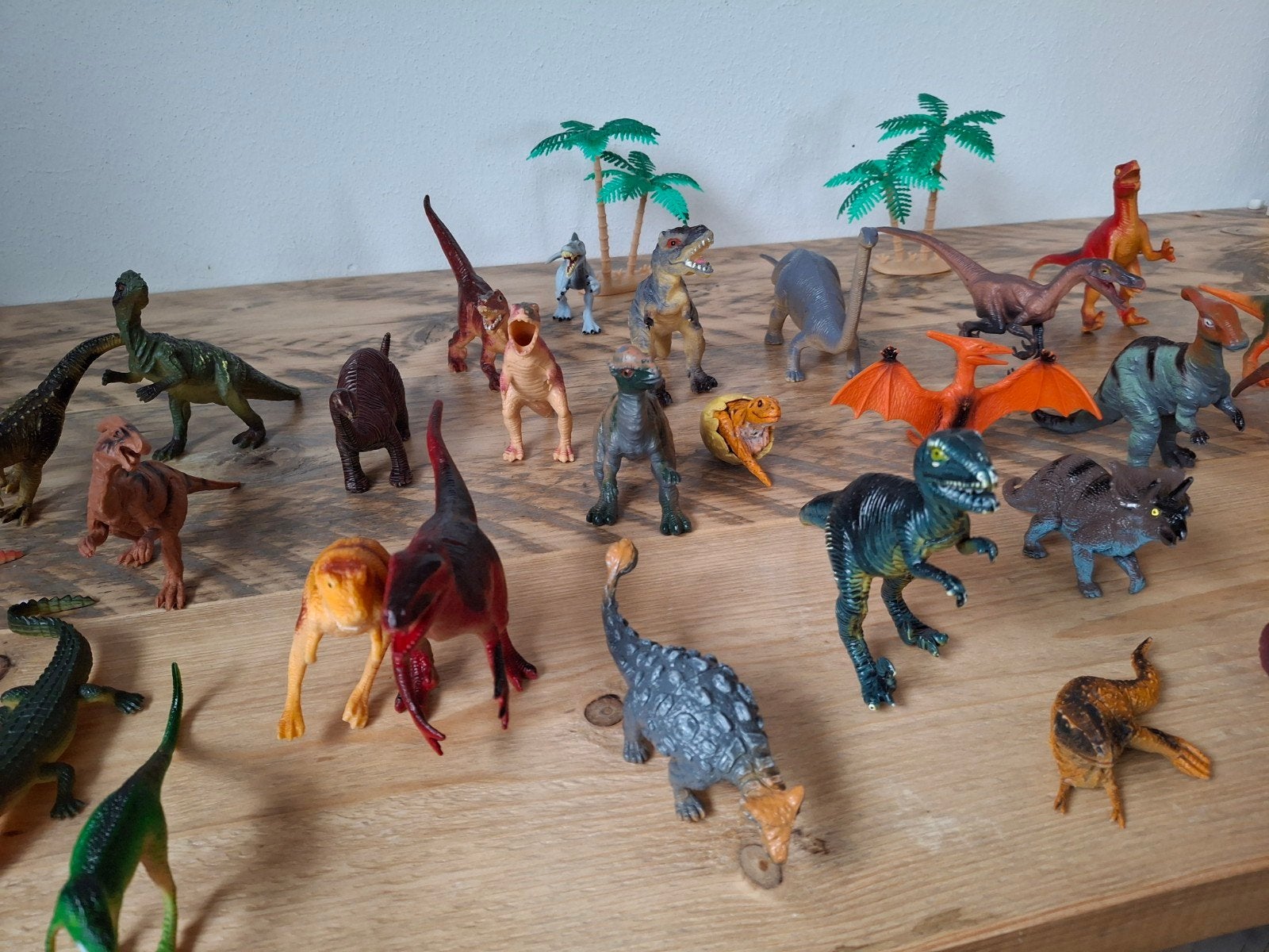 Grote verzameling dinosaurussen en accessoires, Kinderen en Baby's, Speelgoed | Actiefiguren, Ophalen of Verzenden, Gebruikt
