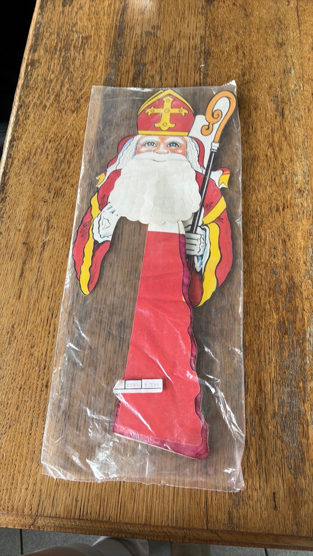 Nieuwe sinterklaas crepe mantel rondom nostalgie, Ophalen of Verzenden