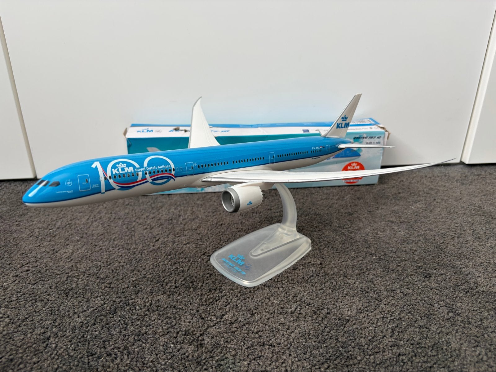 KLM Boeing 787-10, Overige merken, 1:144 tot 1:200, Ophalen of Verzenden, Zo goed als nieuw
