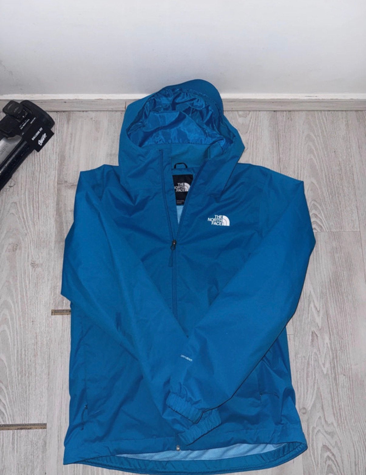 North face windbreaker blauw, Ophalen of Verzenden, Zo goed als nieuw, Blauw