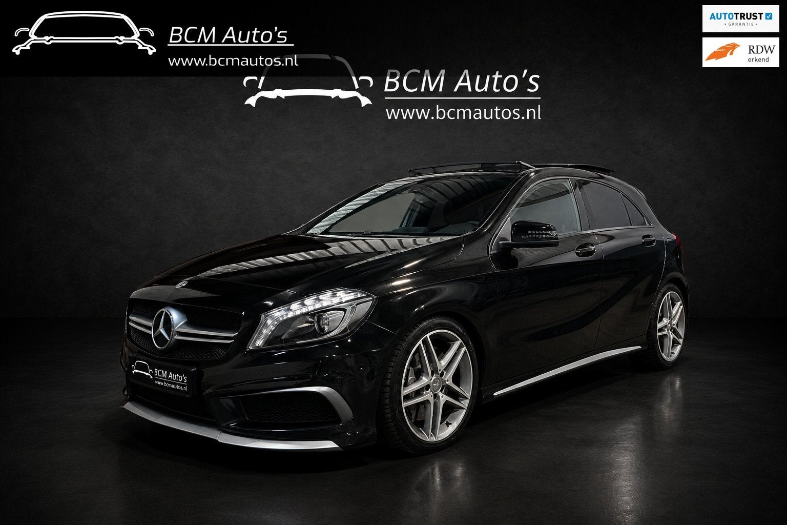 Mercedes-Benz A-klasse AMG 45 4MATIC |Pano|Leer|Xenon|Stoelv, Auto's, Automaat, Dealer onderhouden, Gebruikt, 4 cilinders