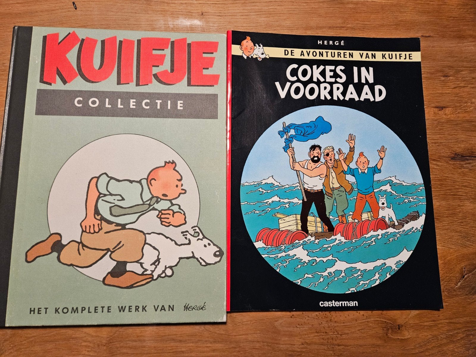 Kuifje Collectie & Cokes in Voorraad - 2 stripboeken, Meerdere stripboeken, Ophalen of Verzenden, Gelezen, Hergé