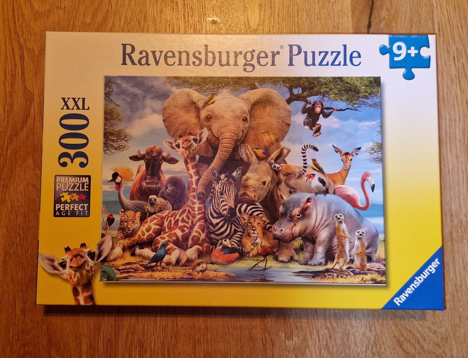Ravensburger XXL Puzzel 300 stukjes - Wilde Dieren, Ophalen of Verzenden, Minder dan 500 stukjes, Zo goed als nieuw, Legpuzzel