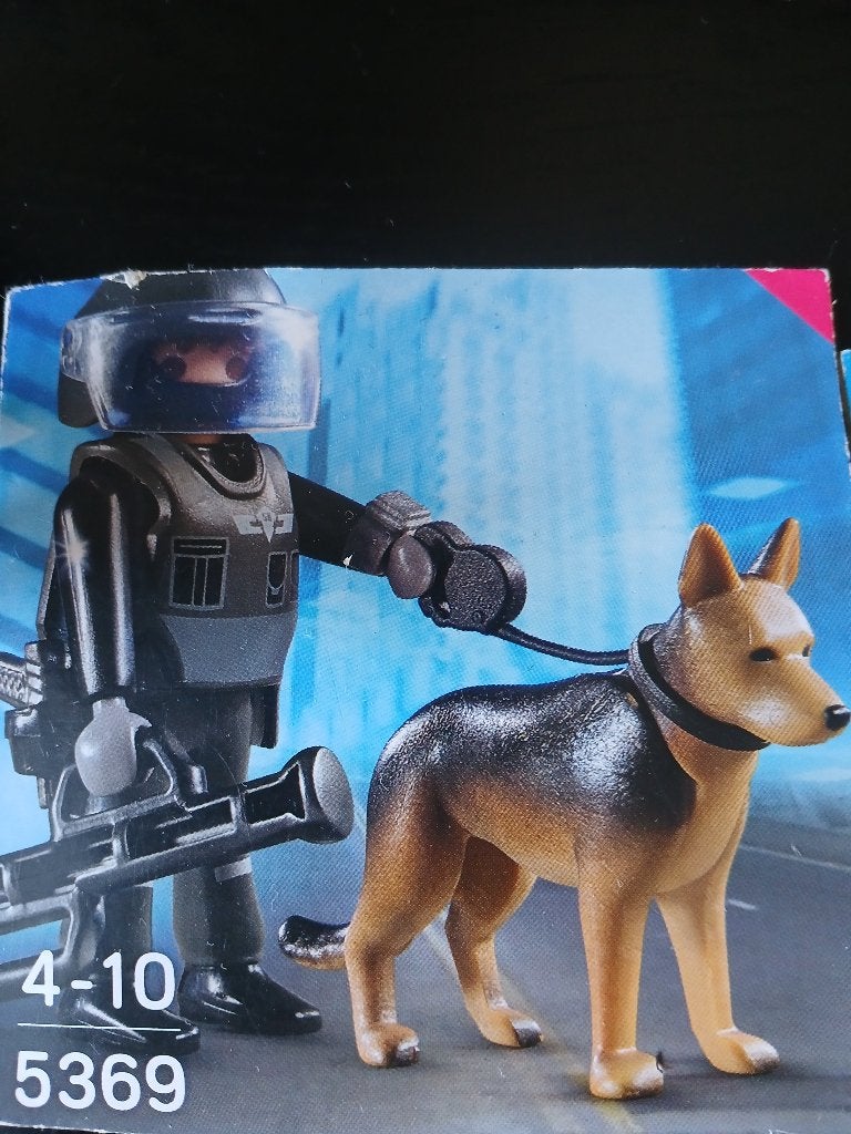 Playmobil 5369 Speciale politieagent met speurhond, Ophalen, Complete set, Overige typen, Zo goed als nieuw