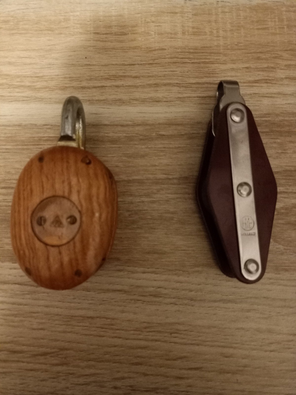 Houten en kunststof blokken voor boot, Ophalen of Verzenden