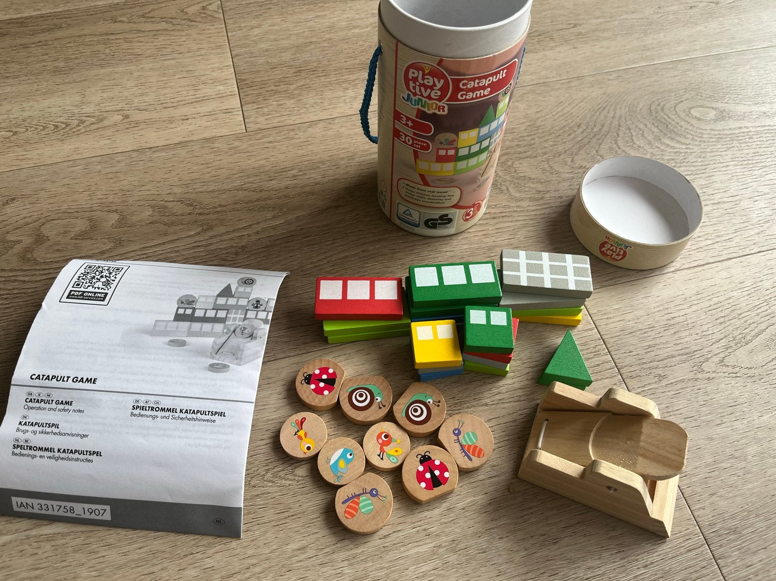 Playtive Junior Katapult Spel - Zo goed als nieuw, Ophalen of Verzenden, Zo goed als nieuw, Overige typen