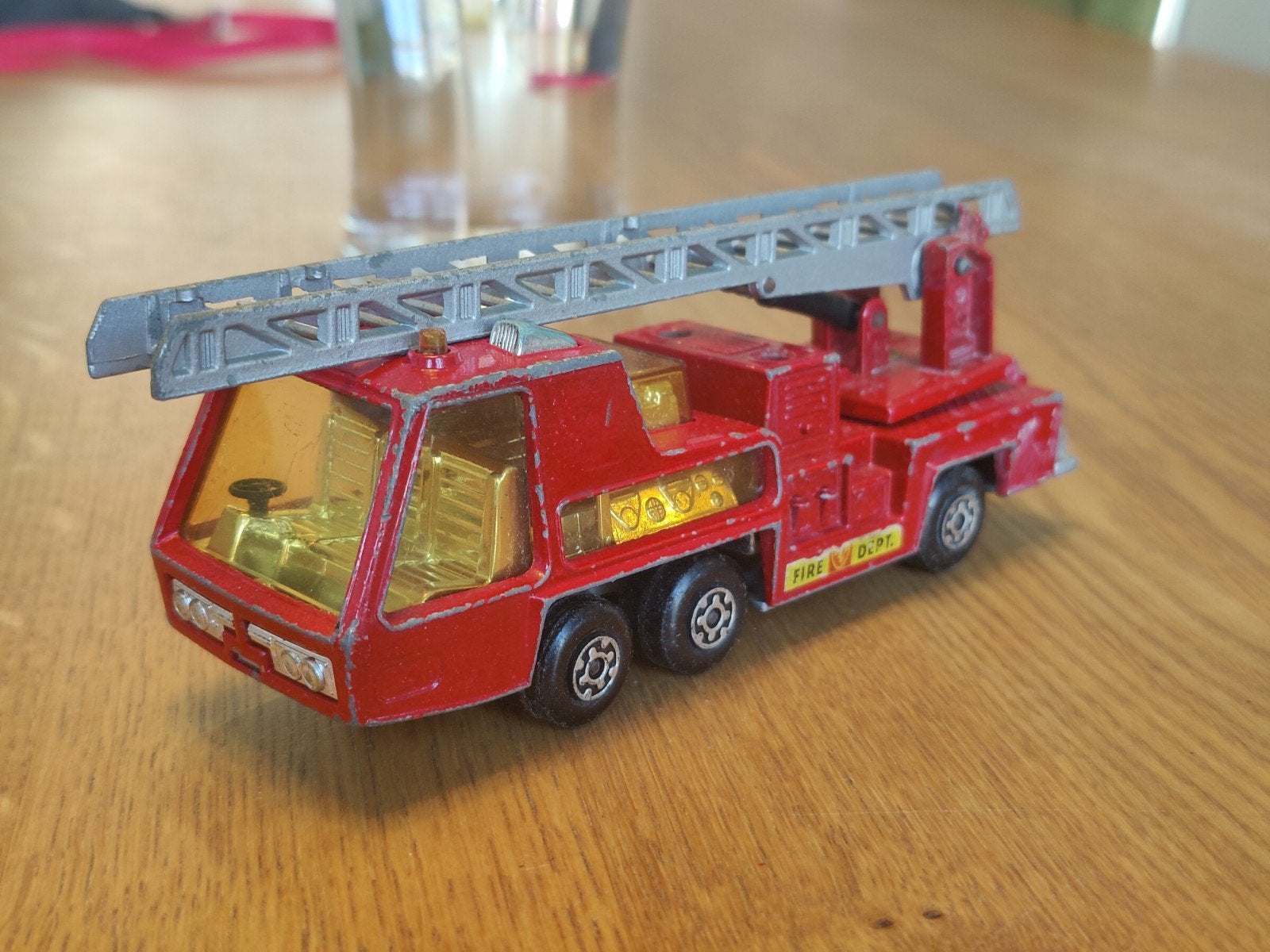 Matchbox Fire Tender Brandweer, Hobby en Vrije tijd, Ophalen of Verzenden