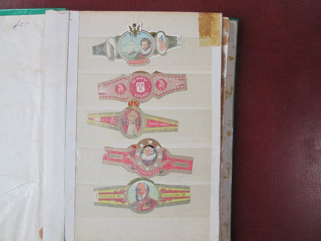 50 diverse Sigarenbandjes, Verzamelen, Ophalen of Verzenden, Gebruikt, Sigarenbandjes