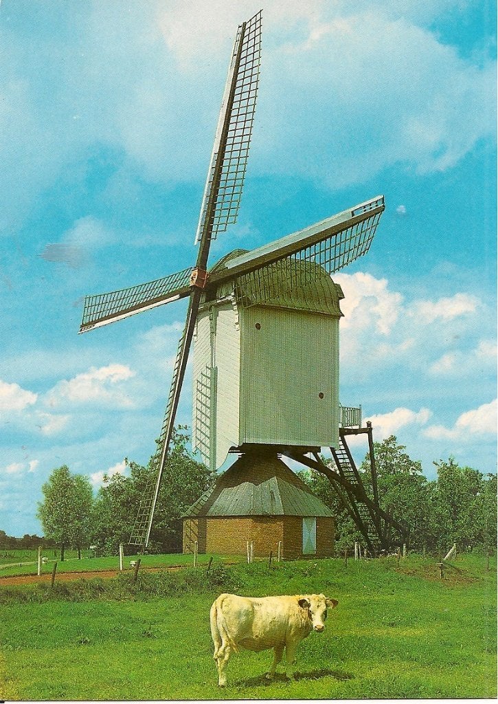 Ansichtkaart Sprang-Capelle, Korenmolen, Bouwjaar 1811, Verzamelen, Ansichtkaarten | Nederland, Ongelopen, Noord-Brabant, Voor 1920