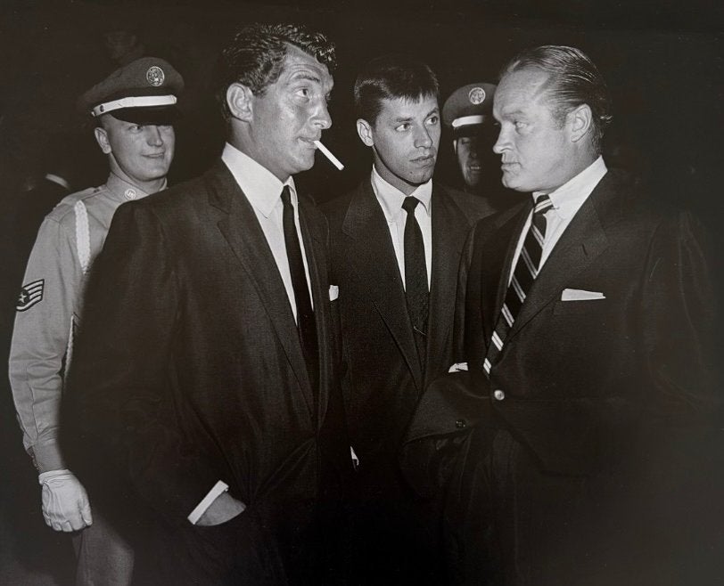 Frank Worth - Dean Martin, Jerry Lewis & Gerald Ford, Antiek en Kunst, Ophalen of Verzenden, Foto, Fotografie, Ingelijst
