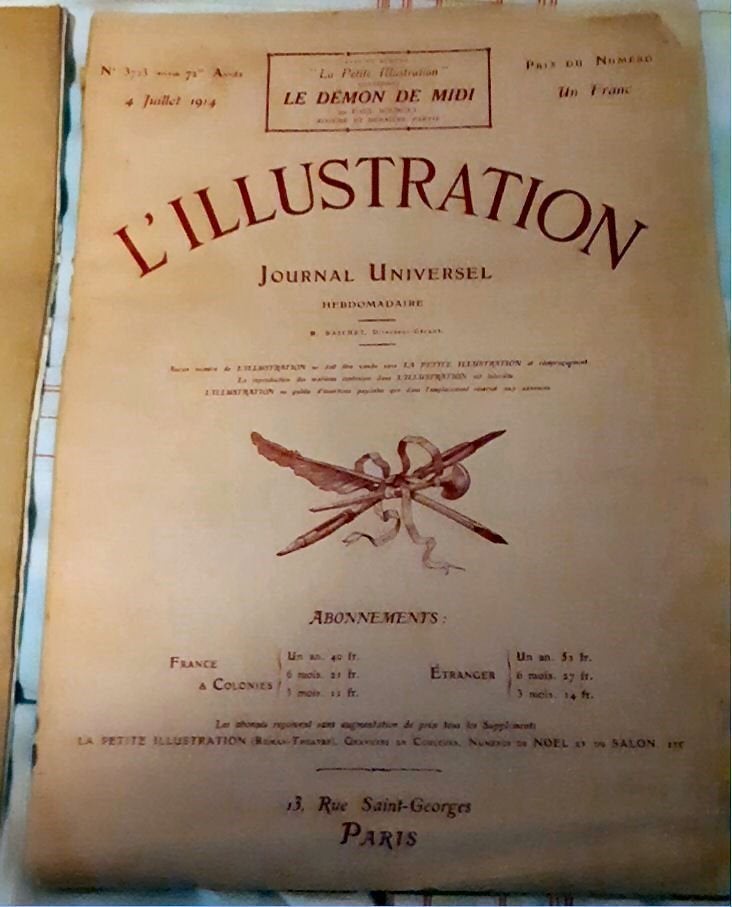 Oude Tijdschriften L’Illustration Journal Universel, Ophalen of Verzenden, Gelezen, Overige typen