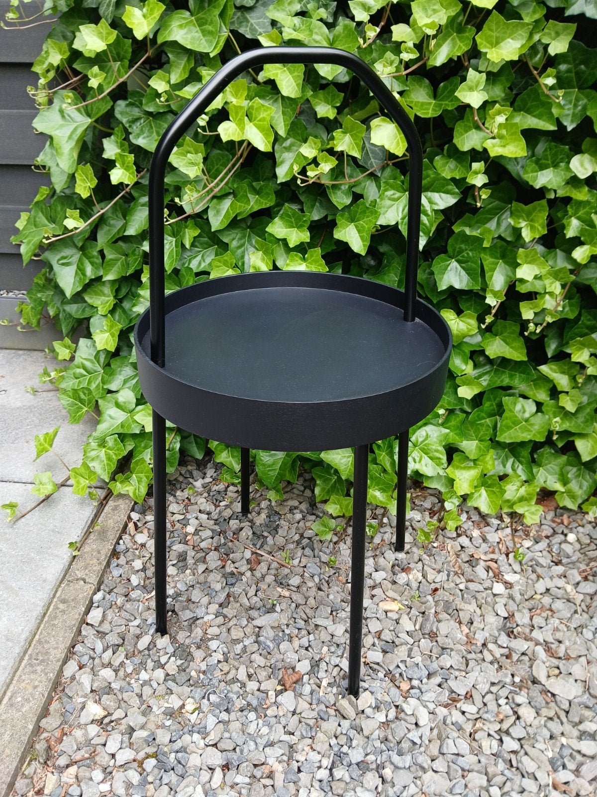 2 design bijzettafels voor binnen, Ophalen of Verzenden, Rond, Minder dan 55 cm, 45 tot 60 cm