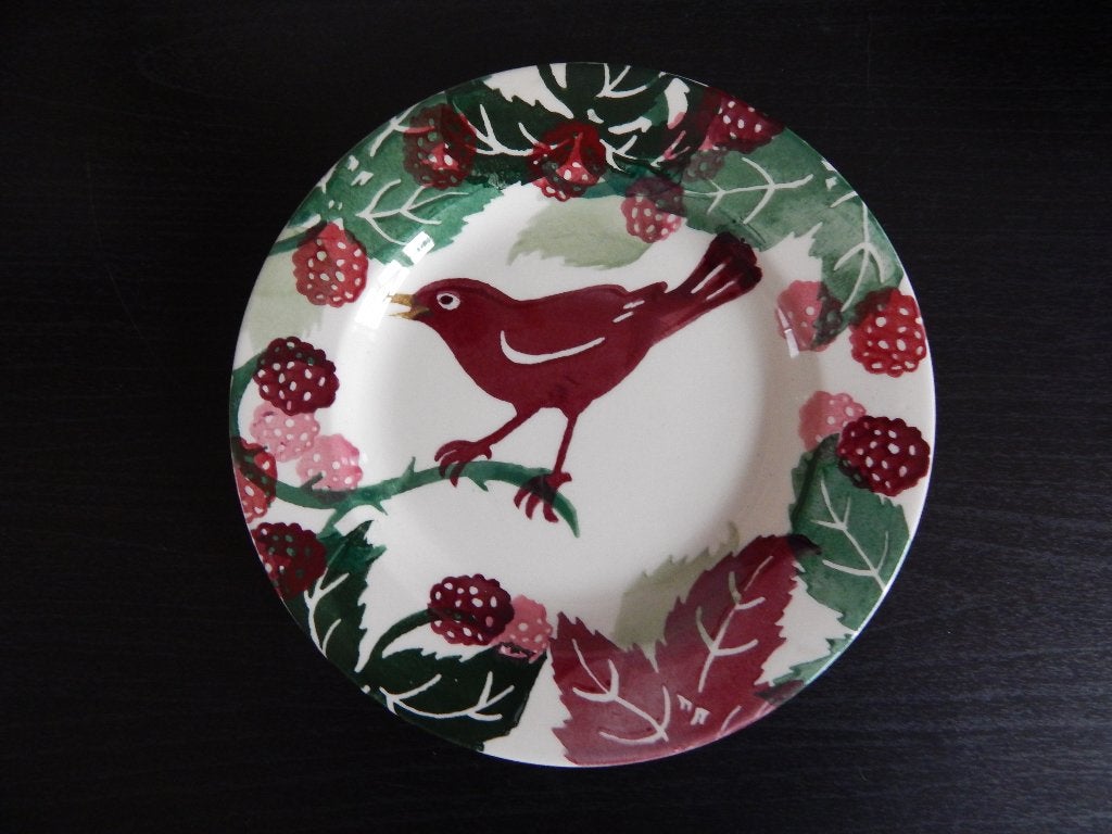 Emma Bridgewater Blackbird bramble gebaksbordje 16,5 cm, Verzenden, Nieuw, Overige stijlen, Kop(pen) en/of Schotel(s)