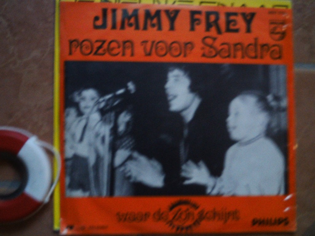 Jimmy Frey - Rozen voor Sandra / Waar de zon schijnt 9o, Cd's en Dvd's, 7 inch, Ophalen of Verzenden, Zo goed als nieuw, Beschermende buitenhoes